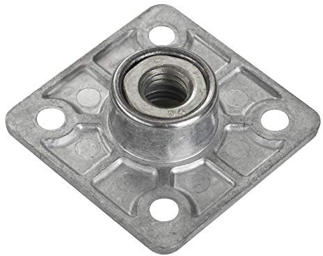 2 x Tischbeinverbinder KEA eckig 47,5 x 47,5 mm für M10 Gewindeschraube Tischbeschlag Befestigungsplatte von SO-TECH®