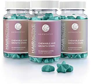 Hairworthy Integratore capelli e unghie | Integratore capelli caramelle | Caramelle | Gommose | Masticabile | Unghie integratori (180)