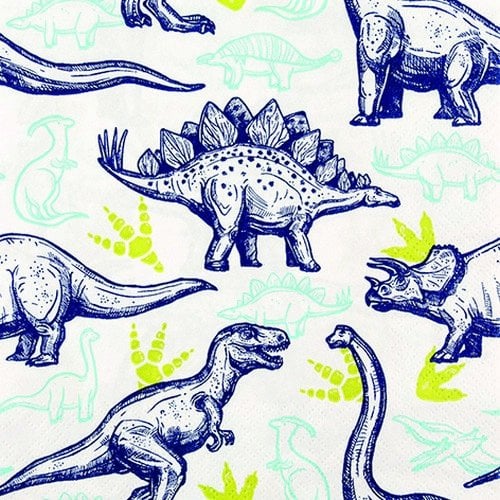 20 Servietten Dinosaurier/Dinos/Kinder/Jungen 33x33cm
