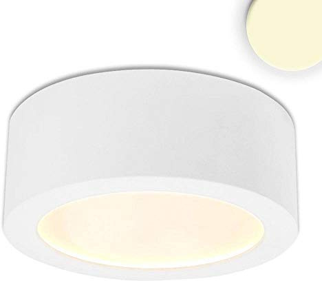 LED Aufbauleuchte LUNA 12W, weiß, indirektes Licht, warmweiß