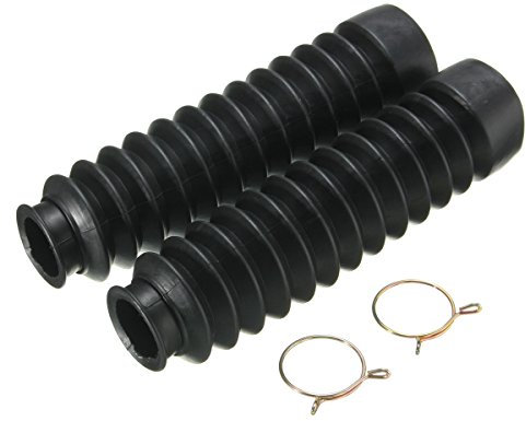 C-FUNN Universale Motociclo Anteriore Forcella Ghette in Gomma Stivali Parapolvere Copertura