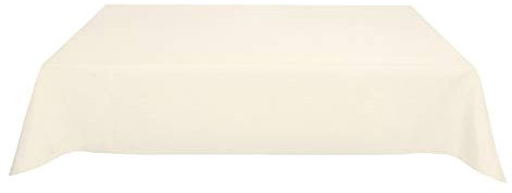 Tischdecke Leinenoptik Leinen Lotuseffekt Wasserabweisend Lotus Eckig 90x90 cm Champagner