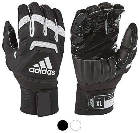 adidas Freak MAX 2.0 gepolsterte Lineman Fußballhandschuhe für Erwachsene, Schwarz, Größe 4XL, Premium-Fußballausrüstung
