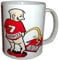 Wee On Funny Football Team Shirt Liverpool Manchester Fan Rivalry Tea Coffee Mug (Liverpool (weeing on United))