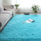 Shaggy 160x220cm Carpet Wohnzimmer Teppiche Modern Outdoor Carpet Faux Lammfell Flauschig für Bettvorleger Sofa Matte Oder Schlafzimmmer Deko Usw, Himmelblau