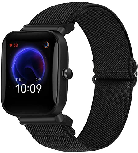 SITAFU Armband für Amazfit Bip,20MM Nylon Elastisches Verstellbares Sportarmband für Amazfit GTS Geflochten Ersatzarmband für Amazfit Bip U/Bip U Pro/Bip lite/Amazfit GTS 2/GTS 2 mini/GTS 2e