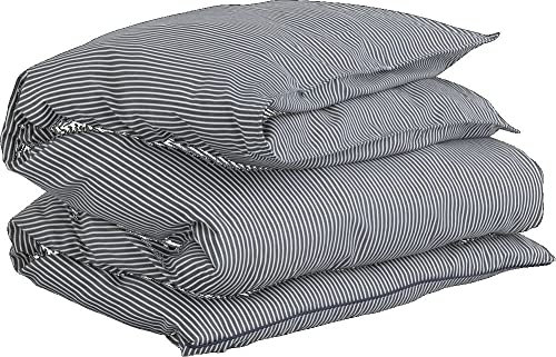 GANT Yarn Dyed Stripe Single Duvet Evening Blue 155X220