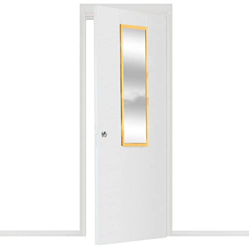 Hogar y Mas Espejo DE Puerta Dorado Cuerpo Entero 34X101CM