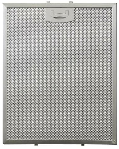 Elica Turboair Electrolux Aeg Smeg Candy Whirlpool - Filtro per cappa 305 x 267 x 9 mm. in alluminio lavabile GRI0009219A - 4055250429-49025106 - 480122102168 - FKA02