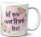 Hustling Sharks® Tasse mit Spruch - Overthinker - Geschenk Kaffeetasse - 330ml Spülmaschinenfest, Keramik - weiß, Kollegen Tasse, Geschenke, Witzige Tasse, Spruch Tasse