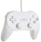 Wired Classic Controller Gamepad Joystick for Wii, Dual Analog Controller Gamepad Game Controller (White)