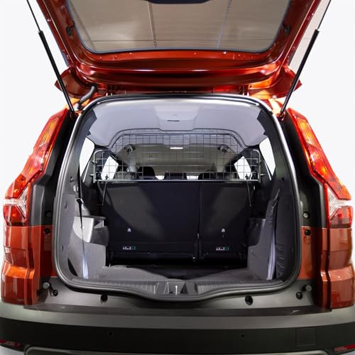 Travall Hundegitter für Dacia Jogger 2021+, fahrzeugspezifisches Trenngitter für den Kofferraum aus Stahl, passgenau für sicheren Hundetransport