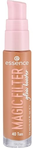 essence MAGIC FILTER glow booster, Basis, Nr. 40, Nude, pflegend, Färbeeffekt, weichzeichnend, natürlich, strahlend, vegan, ohne Parfüm, ohne Alkohol, ohne Parabene, 1er Pack (14ml)