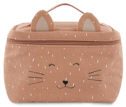 Trixie 20-222 Sac à déjeuner en coton Motif chat Rose 5,2 l