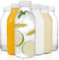LIMILI 6 botellas de leche de vidrio de 1000 ml