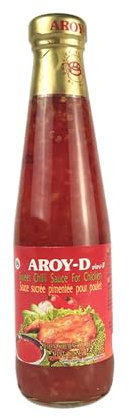 YIJIA | Aroy-D Salsa Chili Dulce para Rollitos y Carnes 275ml - Un auténtico indispensable de la cocina tailandesa