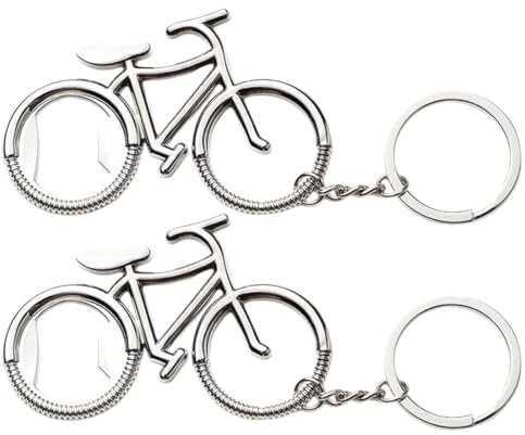 2 pièces ouvre-bouteille de vélo, ouvre-bouteille porte-clés, mini ouvre-bouteille de bière, ouvre-bouteille de bière portable pour les fashionistas et les amateurs de vélo