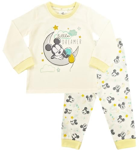 Disney Pigiama da bambino Topolino Little Dreamer Nightwear PJs, Mickey Mouse Piccolo Sognatore, 12-18 Months