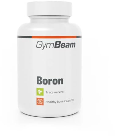 GymBeam Bor (Kapseln) - 3 mg Boron Tabletten pro Tagesdosis, unterstützt kognitive Funktionen, wichtig für die allgemeine Gesundheit, ideal bei Obst- und Gemüse-Mangel, vegan