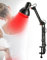 KOLHGNSE Lampada a LED rossa, 150 W, a infrarossi, con supporto, per terapia della luce a infrarossi, 360°
