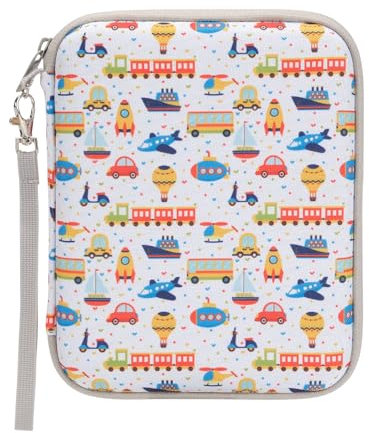 Jeachan Étui pour cartes Yoto, dossier portable souple avec fermeture éclair et 80 poches, lecteur et mini cartes audio, classeur de cartes avec pochettes pour voyage (véhicule)