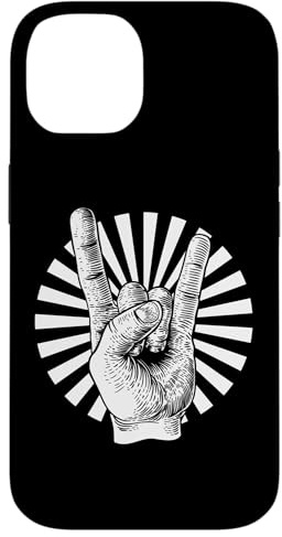 Heavy Metal Rock Music Handzeichen Geste Design Hülle für iPhone 14