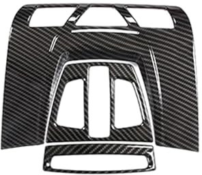 GLONHKDI Kompatibel mit BMW 1 2 3 4 Serie X1 X2 X5 X6 Auto Innen vorne Leselicht Lampe Panel Abdeckung Trim Decke Lampe Trim Aufkleber
