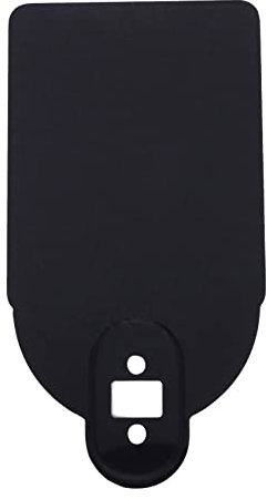 Cpolebev Nummern Schild für M365 Roller Kennzeichen Halter Warn Schild Roller Skateboard ZubehöR Schwarz