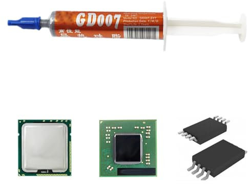 Evember Pasta Termica | Grasso Termico per PC Portatili | Siringa con Tubo in Silicone Conduttivo per CPU, PC, Stampanti, Componenti Elettronici e Dissipazione del Calore
