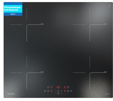 AURAKICH Plaque Induction 4 Feux Encastrable Verre Anti-Rayures