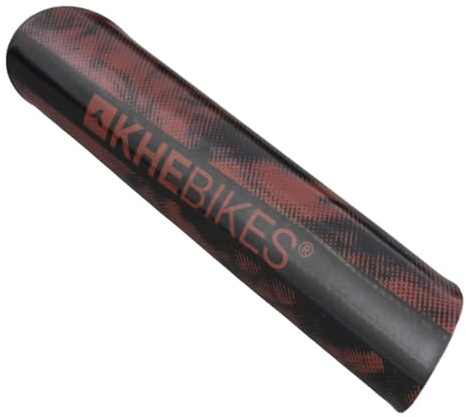 KHEbikes BMX Lenkerpolster – 0,01 kg – 210 mm – Retro 80s Design – PVC – Klettverschluss – Braun Schwarz