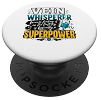Nurses Vein Whisperer Funny Nursing PopSockets Klebender PopGrip