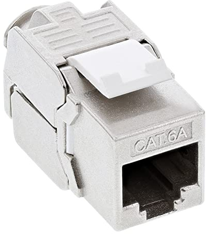 InLine 76202A Keystone RJ45 Buchse / LSA Einsatz, SNAP-In, Cat.6a, schmale Bauform