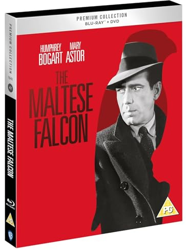 The Maltese Falcon Slipcased Edition Blu Ray / DVD / Digital Download / Art Cards / Region Free Blu Ray