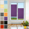 Plisart Premium Plissee Klemmfix Ohne Bohren, Violett 25x130cm, Sonnenschutz, Lichtdurchlässig, Easyfix Rollo Plissees für Fenster, Faltrollo, Jalousie zum Klemmen, Plisseerollo