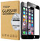 ISKIP [2 Pack] Screen Protectors for iPhone 7 8, Full Coverage 3D Tempered Glass Protective Film Edge to Edge Protection [Soft Edge Hybrid] for iPhone 7 8 Tempered Glass 4.7'' (Black)