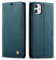 QLTYPRI Case for iPhone 11, Vintage PU Leather Wallet Case Card Slot Kickstand Magnetic Closure Shockproof Flip Folio Book Case Cover for iPhone 11 - Blue