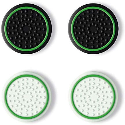 Trust Gaming GXT 267 4 Paquete / 2 Par Analog Controller Silicona Palo Grips Cap Joystick Thumb Grips Funda para Mando Xbox Series X/S, Negro