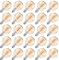 Hcnew Lot de 25 Ampoule E12 LED remplacement Globe G40 Guirlande Guinguette Décorative Ampoules Style Edison Rétro Lampe Blanc Chaud 2200K 230V,25 Pack