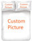 Personalisierte Fotos Bettwäsche-Set für Kinder und Erwachsene, Eigenes Foto Custom Foto Bettbezug Kissenbezüge für Familie, Freundschaft, Geburtstag, Besonderes Jubiläum (180 x 210 cm)