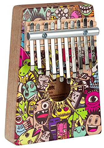 Art Series Kalimba 10 Flower Power