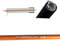 F26 Shimano Fahrrad MTB Road Bremszugaussenhülle Teflon (5mm SLR orange)