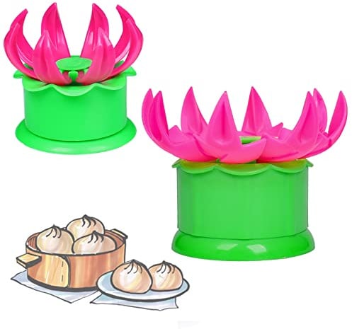 2 Stück Dumpling Maker,Steamed Stuffed Bun Making Mold,Dumpling Maker Mould,DIY Baozi Maker,Brötchen Schimmel, Brötchenherstellung, zu Machen Ravioli, Knödel, Kekse, Empanada, Pelmeni(klein &groß)