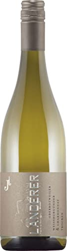 Landerer Weißburgunder Chardonnay QbA trocken 2023 (1 x 0.75 l)