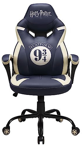 Subsonic - Chaise Gaming Harry Potter Platform 9 3/4, Fauteuil Gamer Bleu Taille S/M