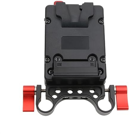 HangTon V Mount Batterieplatte V-Lock 15 mm Stabklemme D-Tap DC PD USB C Ausgang für Kamera Monitor Netzteil Sony Anton Bauer Panasonic Akku