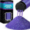 LEOBRO Purple Glitter, 150g/5.29oz Iridescent Purple Fine Glitter Powder for Crafts, Tumbler, Candle, DIY Arts and Crafts