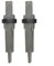 Gbtdoface 2 piezas divisor de piedra, cuñas de plumas de cuña, 23 mm de metal 1/5000 cuñas de inserción de hormigón roca divisor de piedra para mármol de granito de roca