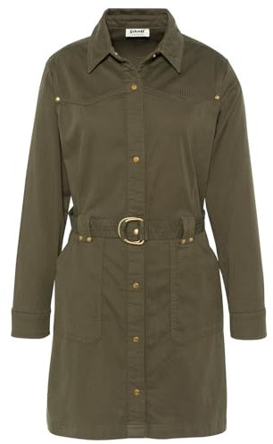 Schott NYC Robjoyawx Vestido, Verde, XS para Mujer