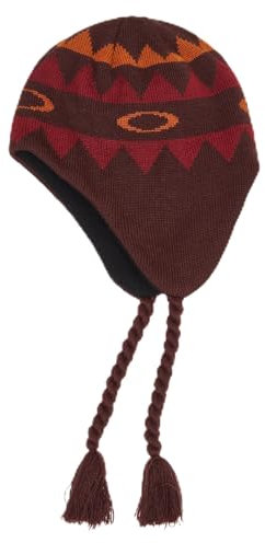 Oakley Herren Nordic Earflap Beanie-Mütze, Grenache Norwegen Muster, Large
